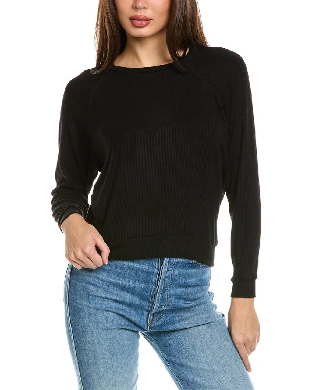 Long - length women's T - shirt with a hood and a drawstringperfectwhitetee Cozy Rib Pullover Long - length women's T - shirt with a hood and a drawstringperfectwhitetee Cozy Rib Pullover