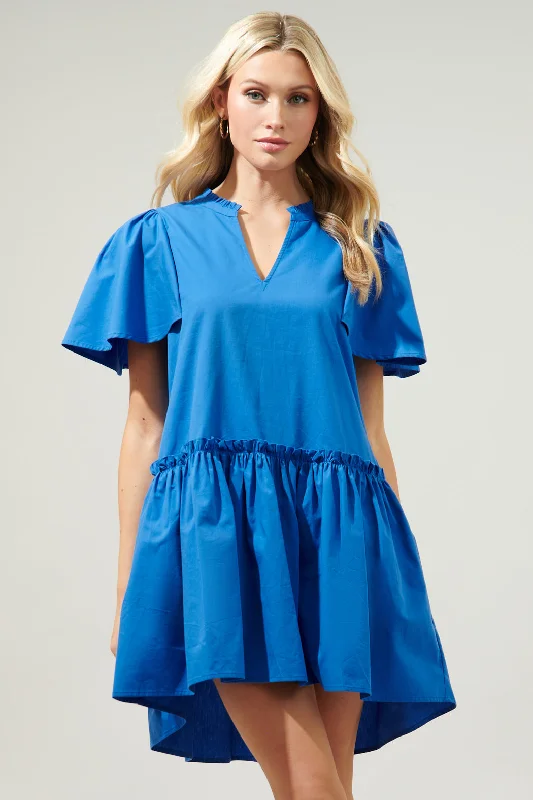 Dresses with Lace and Tulle Combo for Ladies' Dreamy LookRock A By Trapeze Mini Dress Dresses with Lace and Tulle Combo for Ladies' Dreamy LookRock A By Trapeze Mini Dress
