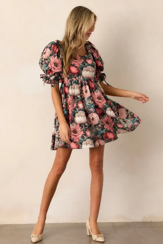 Dresses with Sequined Geometric Shapes and Lace and Chiffon Blend and Ruffled Sleeves for Ladies' Modern and Dramatic LookRomantic Lover 100% Cotton Black Floral Mini Dress Dresses with Sequined Geometric Shapes and Lace and Chiffon Blend and Ruffled Sleeves for Ladies' Modern and Dramatic LookRomantic Lover 100% Cotton Black Floral Mini Dress