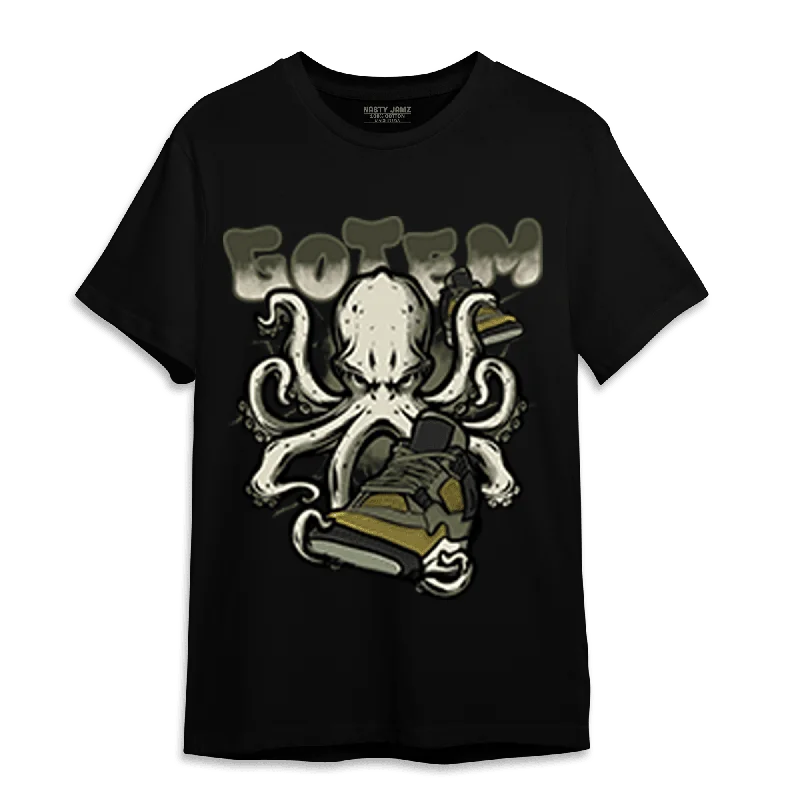 Cable knit women's T - shirt with a beltNastyJamz SE Craft Medium Olive 4s T Shirt Match Octopus Got Em Cable knit women's T - shirt with a beltNastyJamz SE Craft Medium Olive 4s T Shirt Match Octopus Got Em