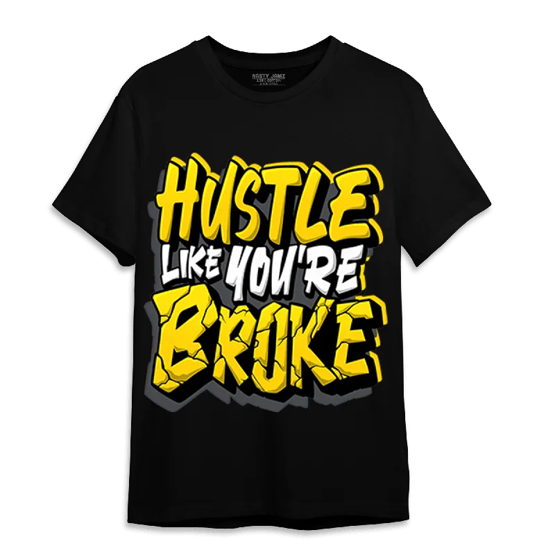 Metallic - threaded women's T - shirt for a touch of glamourNastyJamz Thunder 4s T Shirt Match Hustle Like Broke Metallic - threaded women's T - shirt for a touch of glamourNastyJamz Thunder 4s T Shirt Match Hustle Like Broke