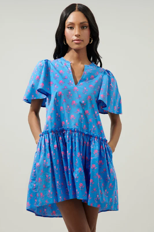 Bohemian Style Maxi Dresses for Ladies with Embroidered DetailsValentina Floral Rock A By Trapeze Mini Dress Bohemian Style Maxi Dresses for Ladies with Embroidered DetailsValentina Floral Rock A By Trapeze Mini Dress