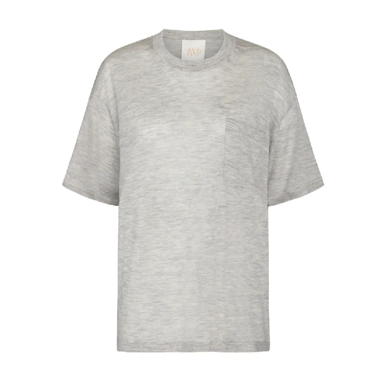 Sheer - sleeved women's T - shirt for an alluring lookBig Boy Tee