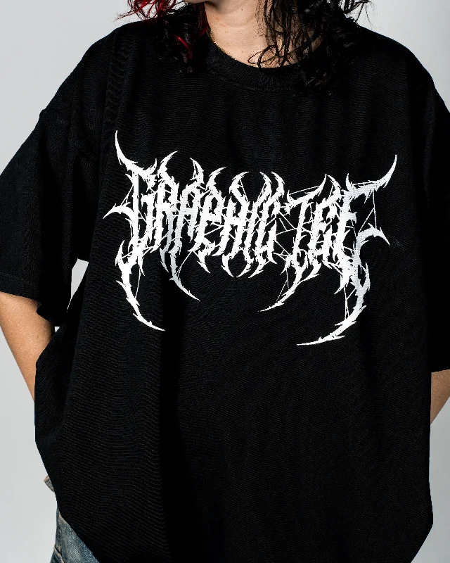 Printed women's T - shirt with a retro - inspired patternMETAL GRAPHIC TEE