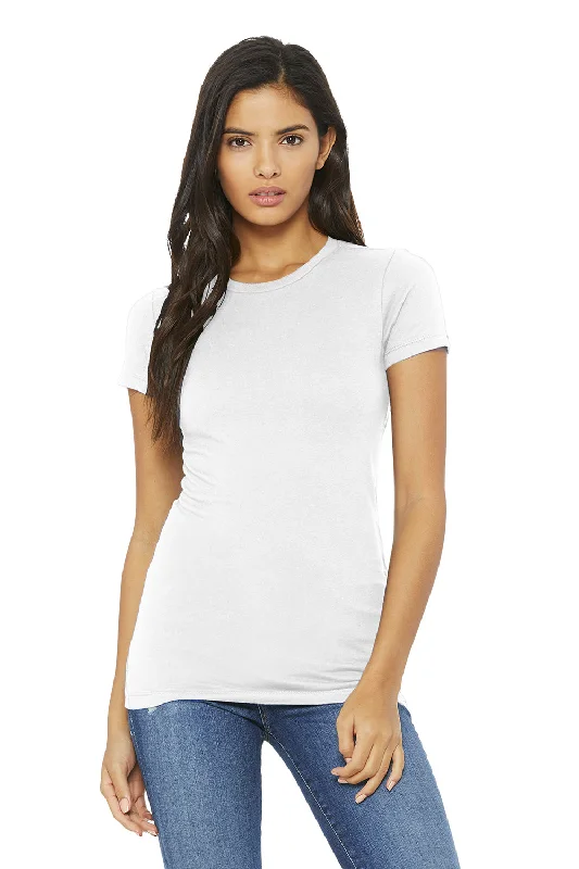 Printed women's T - shirt with animal printsBella + Canvas Womens The Favorite Short Sleeve Crewneck T-Shirt - White Printed women's T - shirt with animal printsBella + Canvas Womens The Favorite Short Sleeve Crewneck T-Shirt - White