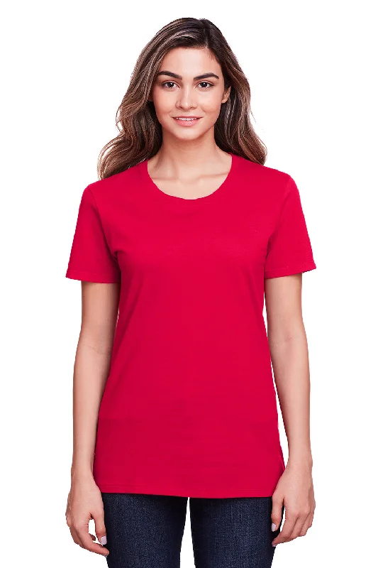 Tie - dye women's T - shirt in unique patternsFruit Of The Loom Womens Iconic Short Sleeve Crewneck T-Shirt - True Red Tie - dye women's T - shirt in unique patternsFruit Of The Loom Womens Iconic Short Sleeve Crewneck T-Shirt - True Red