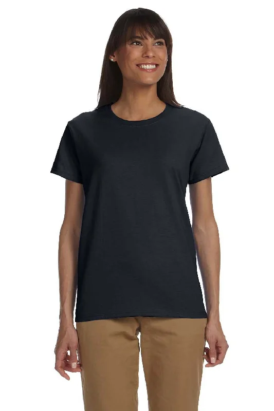 Printed women's T - shirt with a geometric - nautical patternGildan Womens Ultra Short Sleeve Crewneck T-Shirt - Black Printed women's T - shirt with a geometric - nautical patternGildan Womens Ultra Short Sleeve Crewneck T-Shirt - Black