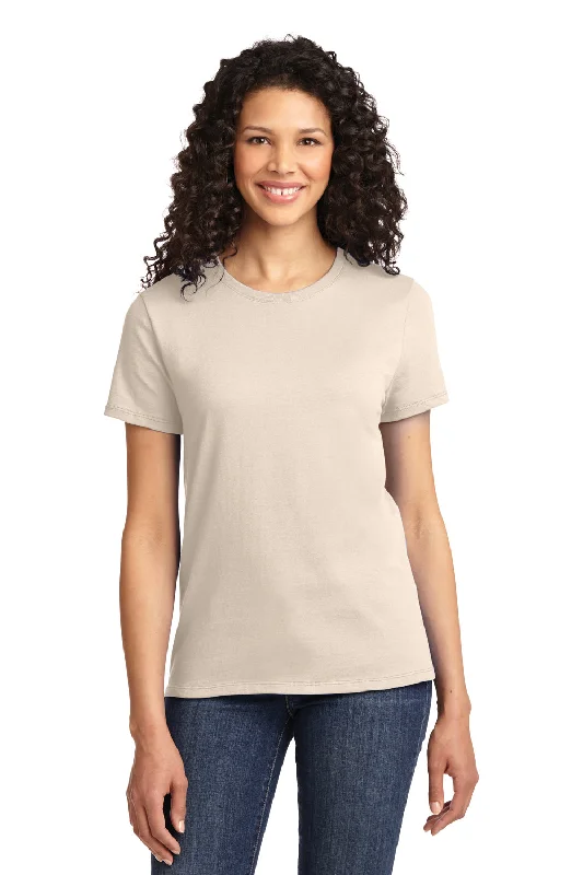 Women's wrap - style T - shirt for a customizable fitPort & Company Womens Essential Short Sleeve Crewneck T-Shirt - Natural Women's wrap - style T - shirt for a customizable fitPort & Company Womens Essential Short Sleeve Crewneck T-Shirt - Natural