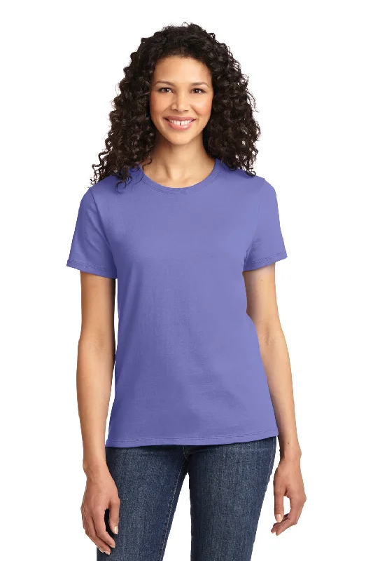 Fuzzy women's T - shirt with a fur - like texturePort & Company Womens Essential Short Sleeve Crewneck T-Shirt - Violet Purple - Closeout Fuzzy women's T - shirt with a fur - like texturePort & Company Womens Essential Short Sleeve Crewneck T-Shirt - Violet Purple - Closeout