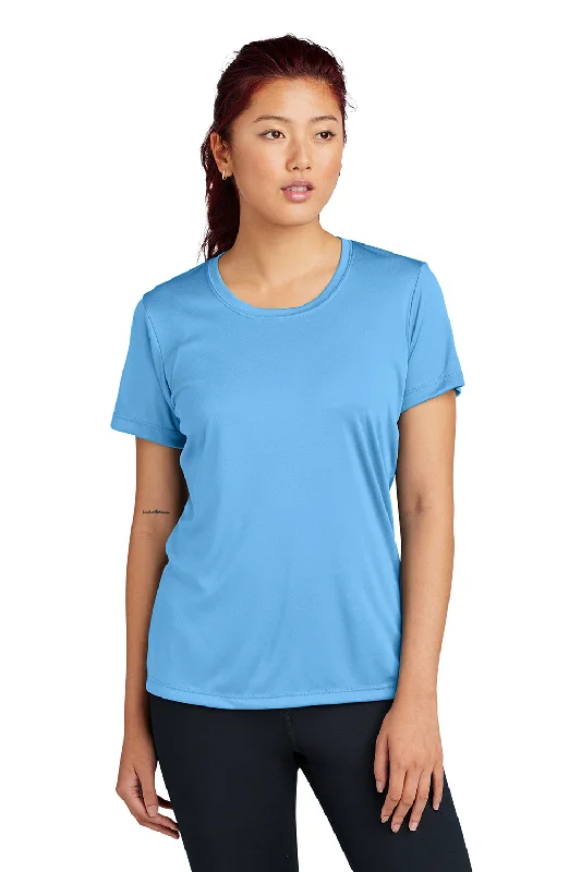 Women's T - shirt with a patch pocketSport-Tek Womens Competitor Moisture Wicking Short Sleeve Crewneck T-Shirt - Carolina Blue Women's T - shirt with a patch pocketSport-Tek Womens Competitor Moisture Wicking Short Sleeve Crewneck T-Shirt - Carolina Blue