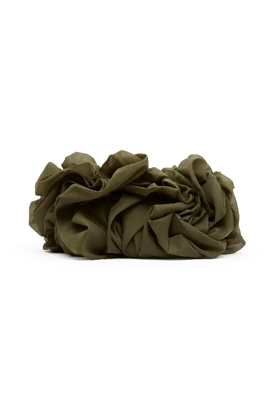 "Mother of the bride dresses for women in elegant styles"Alana Organza Ruffle Clutch "Mother of the bride dresses for women in elegant styles"Alana Organza Ruffle Clutch