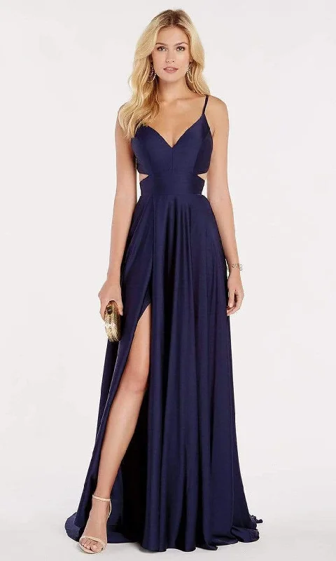 "Affordable plus size women's summer dresses"Alyce Paris - 60453 Sleeveless V-Neck Satin Modest Prom A-Line Gown "Affordable plus size women's summer dresses"Alyce Paris - 60453 Sleeveless V-Neck Satin Modest Prom A-Line Gown