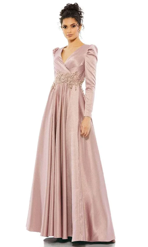 "Mermaid - style wedding dresses for women for a dramatic look"Mac Duggal 11221 - Embellished Waist A-Line Evening Dress "Mermaid - style wedding dresses for women for a dramatic look"Mac Duggal 11221 - Embellished Waist A-Line Evening Dress