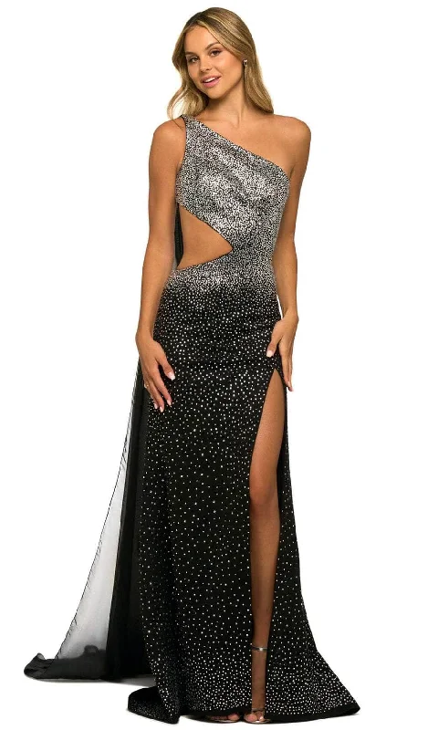 "Black dresses for women for a classic and timeless appearance"Sherri Hill 55318 - Beaded Cascade Prom Dress "Black dresses for women for a classic and timeless appearance"Sherri Hill 55318 - Beaded Cascade Prom Dress