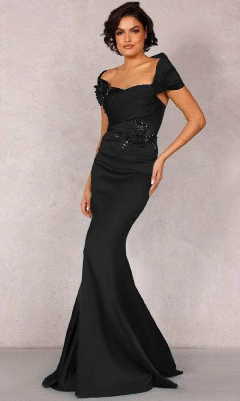 "Vintage - look women's dresses for a retro charm"Terani Couture 2021M2969 - Shawl Draped Mermaid Evening Dress "Vintage - look women's dresses for a retro charm"Terani Couture 2021M2969 - Shawl Draped Mermaid Evening Dress