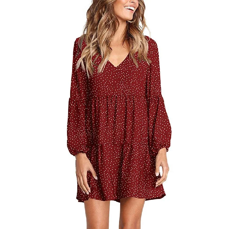 cocktail mini dressesKorban Floral Tiered Babydoll Dress