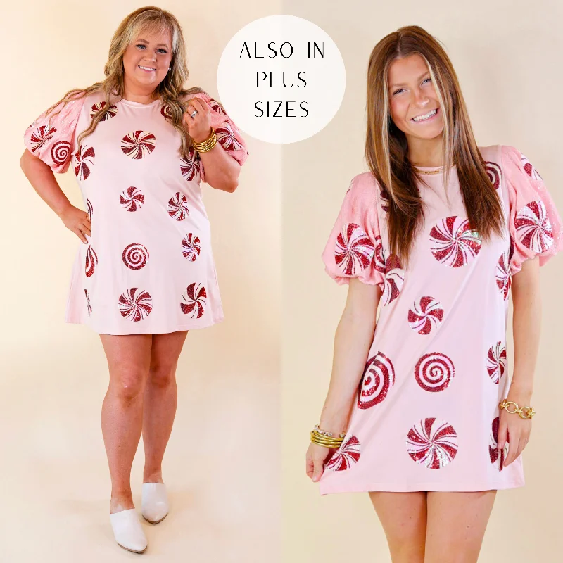 summer floral mini dresses for womenQueen Of Sparkles | Sequin Peppermint Short Balloon Sleeve Graphic Dress in Light Pink summer floral mini dresses for womenQueen Of Sparkles | Sequin Peppermint Short Balloon Sleeve Graphic Dress in Light Pink