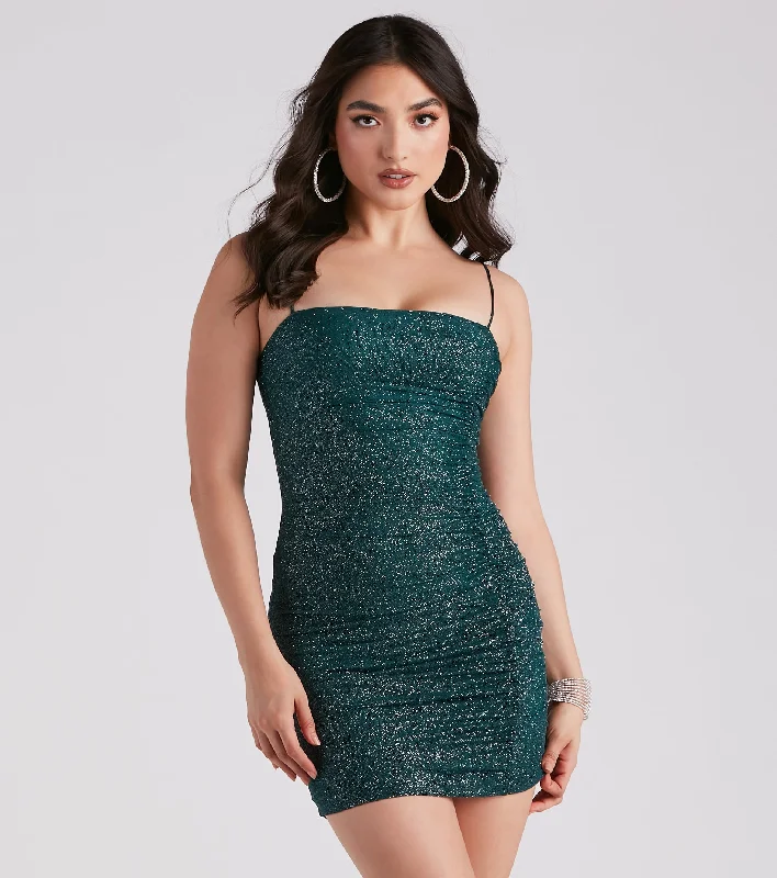 bohemian mini dressesSparkle All The Way Glitter Dress
